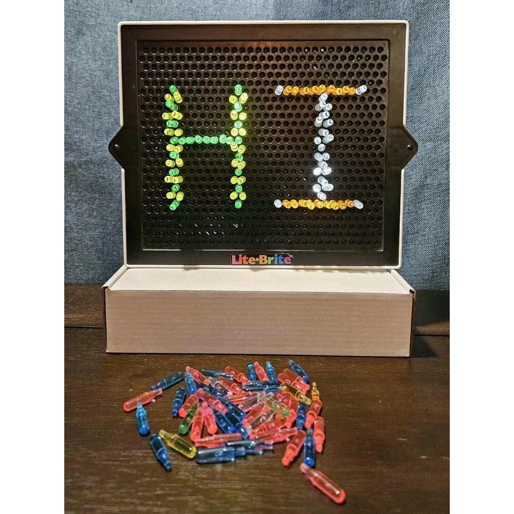Lite Brite Ultimate Classic Basic Fun | LED Light Up Toy | Retro Style Peg Art